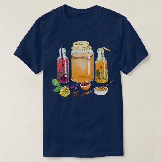 Kombucha thee t-shirt (Design voorkant)