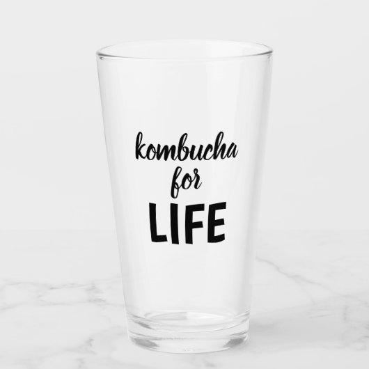 Kombucha voor LIFE Typografie Glas (Voorkant)