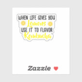 KombuchaLemons-Vinyl Sticker (Vel)