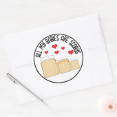 KombuchaScoby-CustomStickers Ronde Sticker (Envelop)