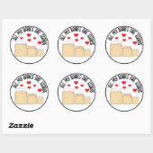 KombuchaScoby-CustomStickers Ronde Sticker (Vel)