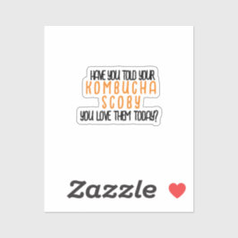 KombuchaScobyLove-Vinyl Sticker