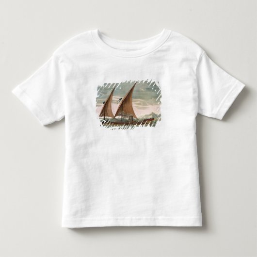 Kombuis onder zeilen, vliegnorm van de Commande Kinder Shirts (Voorkant)