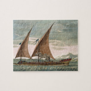 Kombuis onder zeilen, vliegnorm van de Commande Legpuzzel