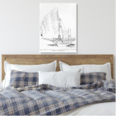Kombuis van de 16e eeuw canvas afdruk (Insitu (Slaapkamer))