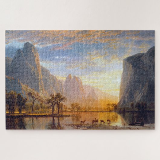Kombuis van de Yosemite, Albert Bierstadt Legpuzzel (Horizontaal)