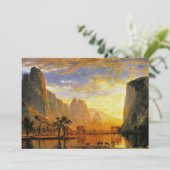 Kombuis van Yosemite door Albert Bierstadt Kaart (Staand voorkant)