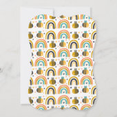 Kombule en regenbogen Pattern Birthday Kaart (Achterkant)