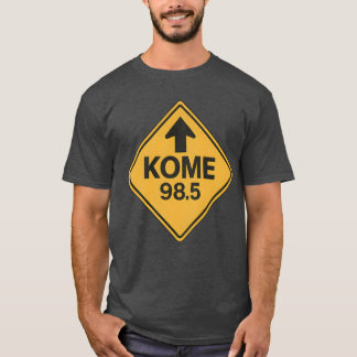 KOME 98.5 FM Wegwijzer Retro T-shirt – Gele Diam