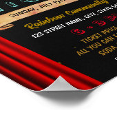 Komedie avondschool evenement sjabloon poster (Hoek)