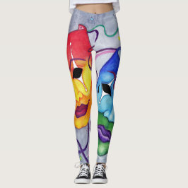 Komedie en tragedie Leggings