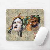 Komedie en tragedie Mousepad Muismat (Met muis)