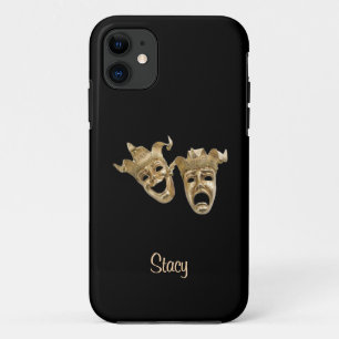Komedie en Tragedie Uniek Theater Monogram Case-Mate iPhone Case