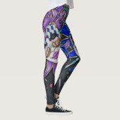 Komedie/Tragedie Jester Mask Leggings (Rechts)