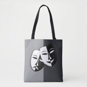 Komedie tragedie Mask --Canvas tas