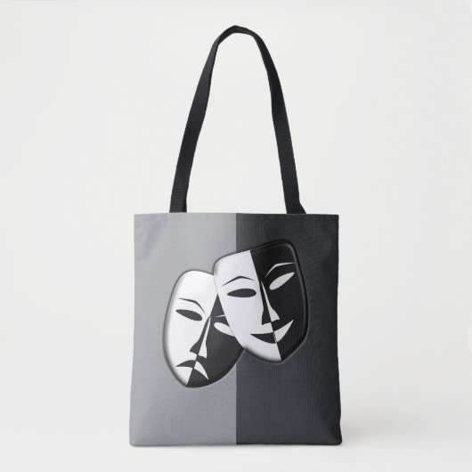 Komedie tragedie Mask --Canvas tas (Voorkant)