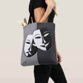 Komedie tragedie Mask --Canvas tas (Dichtbij)