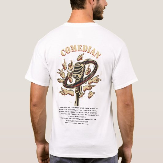 Komedie Vibes T-shirt (Achterkant)