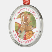KOMEET CUPID RENDIER Premium Rond Ornament (Links)