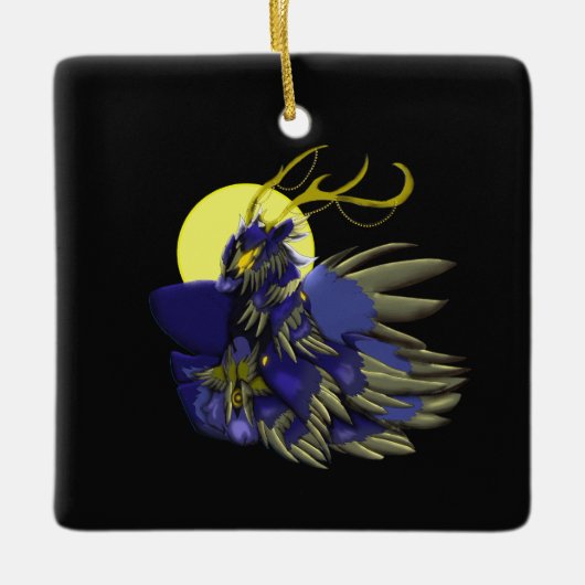 Komeet- Dark Fantasy Rendier Ornament Collectie (Voorkant)