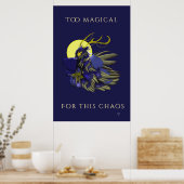 Komeet Dark Fantasy Rendier Poster (Keuken)