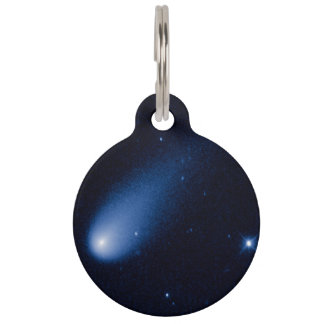 komeet en sterren huisdierpenning