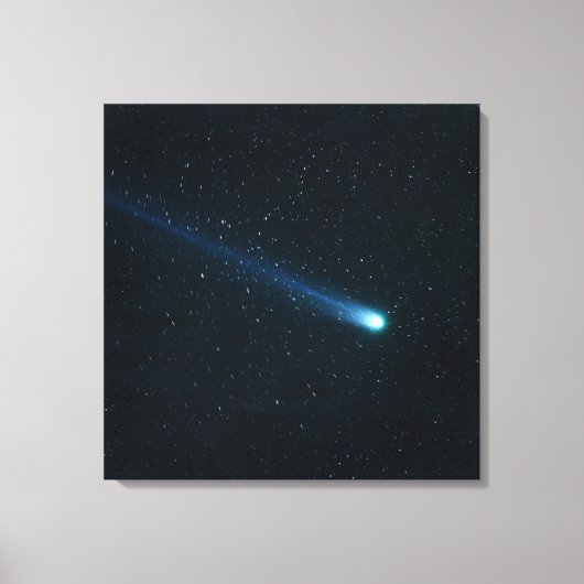 Komeet in nachthemel canvas afdruk (Voorkant)