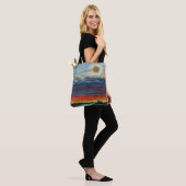 komeet schilderen print tote bag (Op model)