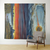 komeet schilderij print wandkleed (In Situ (horizontaal))