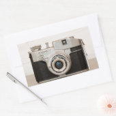  komeetcamera rechthoekige sticker (Envelop)