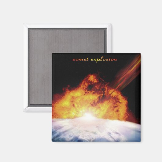 komeetexplosiemagneet magneet (Voorkant / Achterkant)