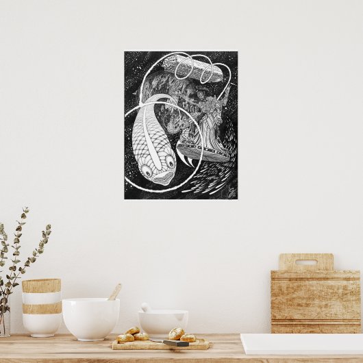 Komeetjongen Poster (Keuken)