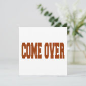 komen kaart (Staand voorkant)