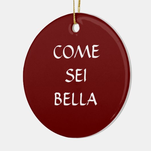 KOMEN SEI BELLA ITALIAANSE ORNAMENT (Links)