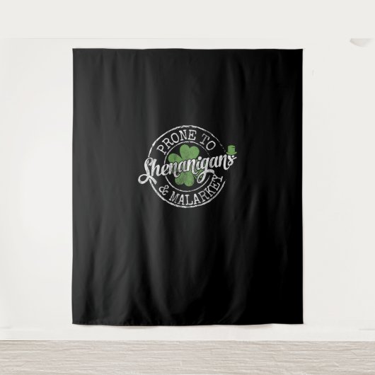 Komen voor Shenanigans & Malarkey Fun Clovers St. Wandkleed (Voorkant)