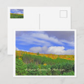 KOMEND: AUTUMN IN MICHIGAN BRIEFKAART (Voorkant / Achterkant)