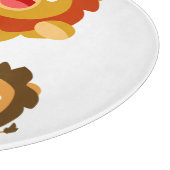 'Komend!' Drie Cartoon luiers snijraad Snijplank (Hoek)