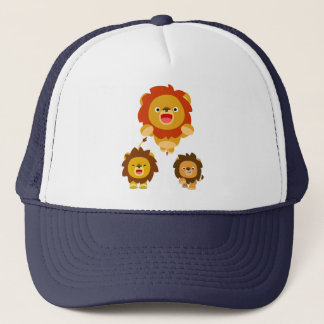 'Komend!' Drie Cute Cartoon Lions Pet