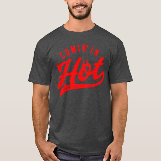 Komend Heet Grappige Kleding vintage T-shirt (Voorkant)