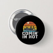 Komend Heet Pontonboot Grappig Bootmeer Cadeau Ronde Button 5,7 Cm (Voorkant /achterkant)