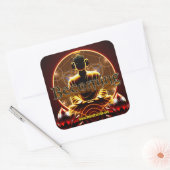 KOMEND - MetalForLife-Sticker Vierkante Sticker (Envelop)