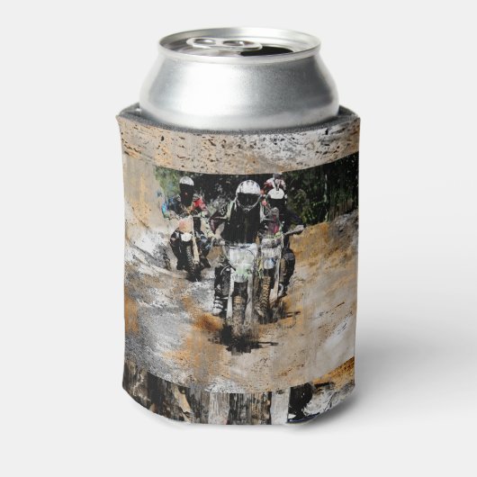 Komend! - Motocross Racer Blikjeskoeler (Blikje Achterkant)