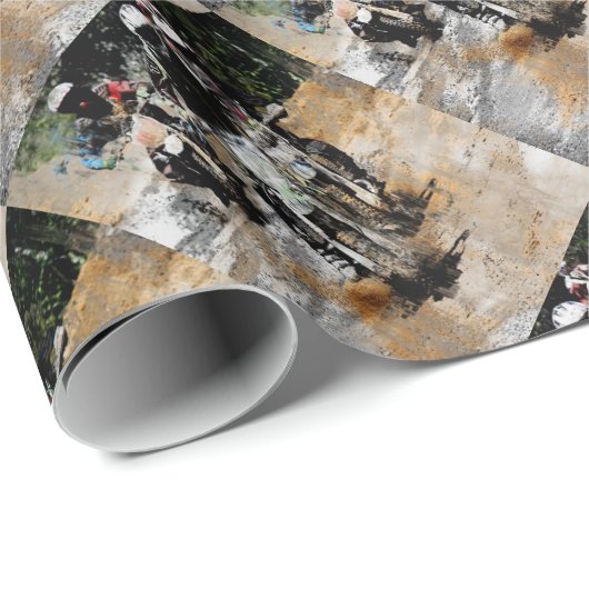 Komend! - Motocross Racer Cadeaupapier (Rol Hoek)