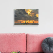 komend Storm op Sunset in Key West, Florida Canvas (Insitu (Woonkamer))
