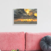 komend Storm op Sunset in Key West, Florida Canvas (Insitu (Woonkamer))