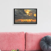 komend Storm op Sunset in Key West, Florida Canvas Afdruk (Insitu (Woonkamer))