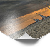 Komend Storm op Sunset in Key West, foto van Flori Foto Afdruk (Hoek)