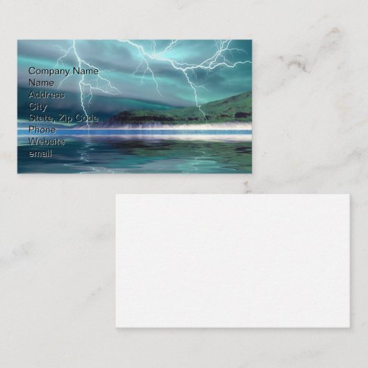 komend Storm Visitekaartje (Voorkant / Achterkant)