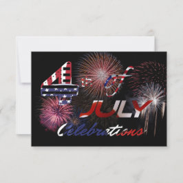 Komende 4 juli vier je vrijheidsfeestelijkheden notitiekaartje