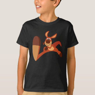 "Komende!" Cute Cartoon Kangaroo Children T-Shirt